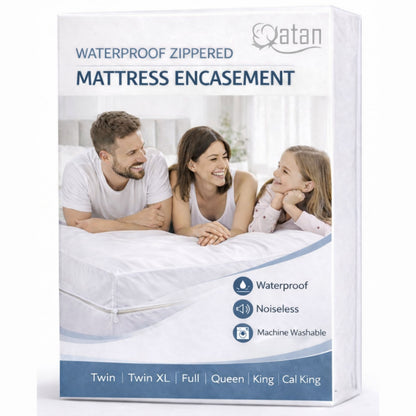Protège-matelas zippé 100 % imperméable