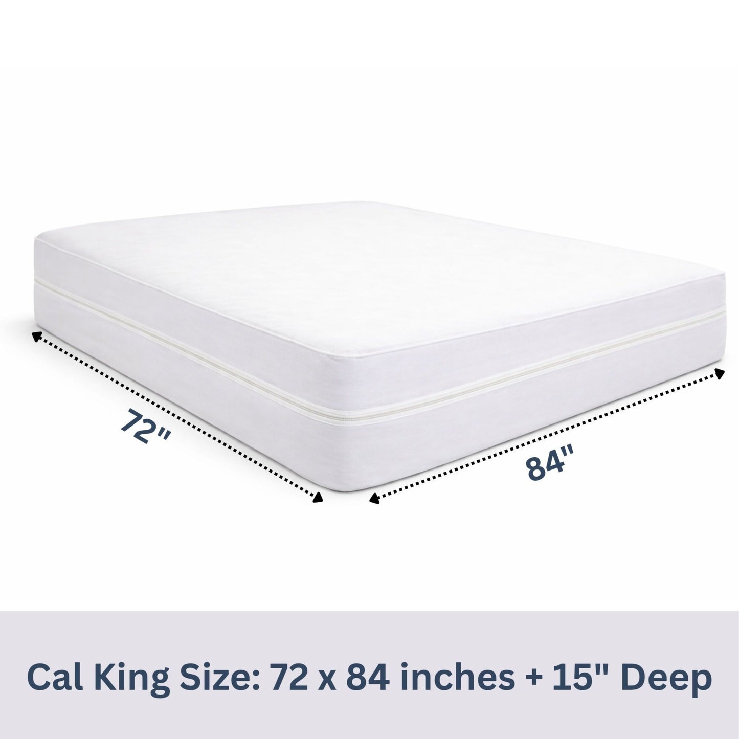 Protège-matelas zippé 100 % imperméable
