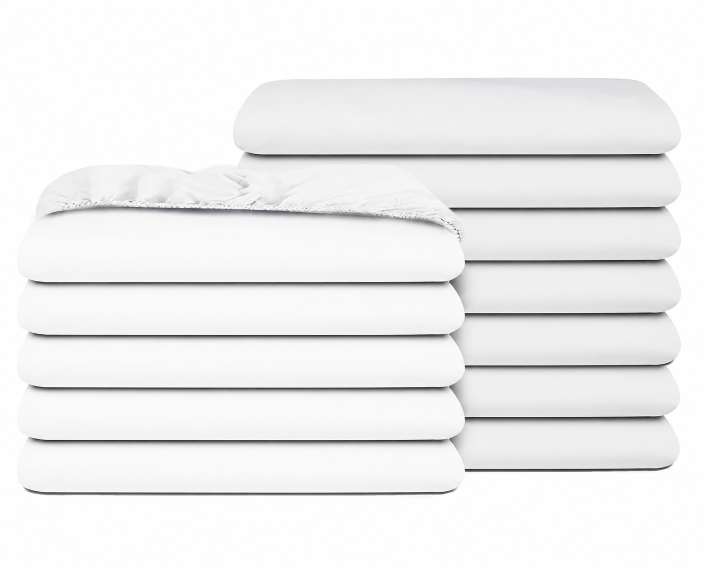 Drap plat, lot de 12