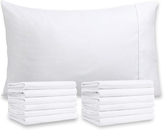 Microfibre Pillowcases - Pack of 12