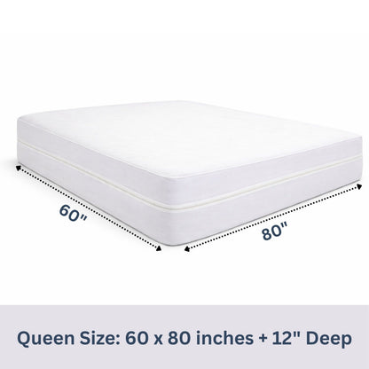 Protège-matelas zippé 100 % imperméable