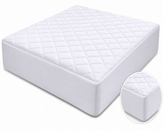 Deep Pocket Waterproof Mattress Pad with Skirt
